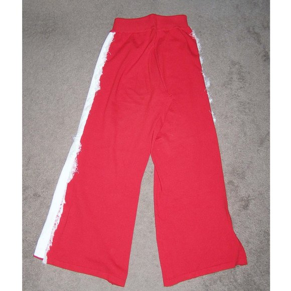 NEW size L "Balboa" Girls' Red Track pants with Slits - Picture 5 of 14